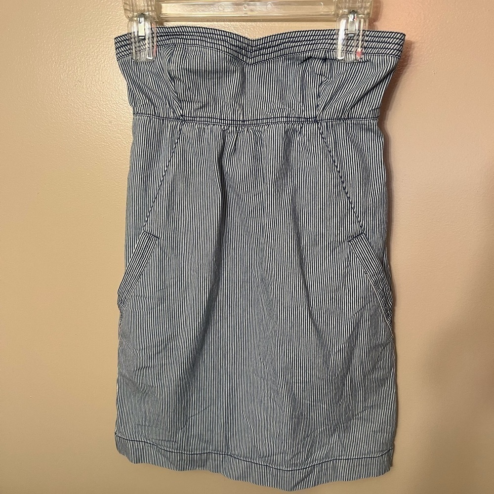 American Eagle Pin Stripe Conductor Sleeveless Dress Sz 4 EUC